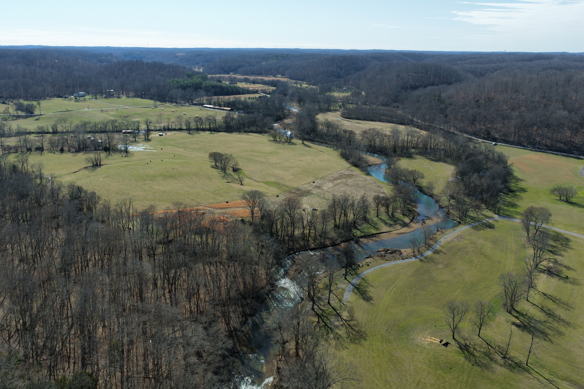 0 Old Harding Road Franklin, TN 37064 - Photo 17 of 28 a view of a lake in middle of the town
