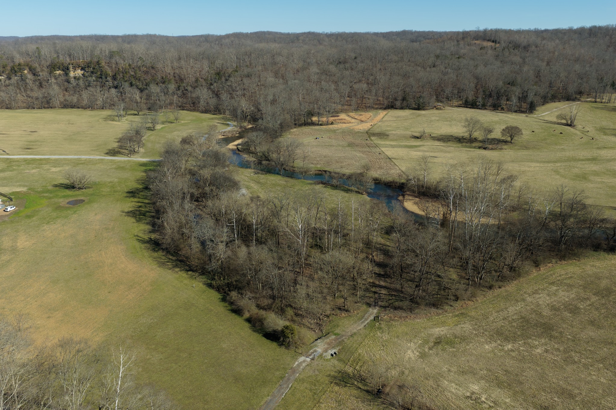 0 Old Harding Road Franklin, TN 37064 - Photo 19 of 28 a view of a lake with mountains in the background