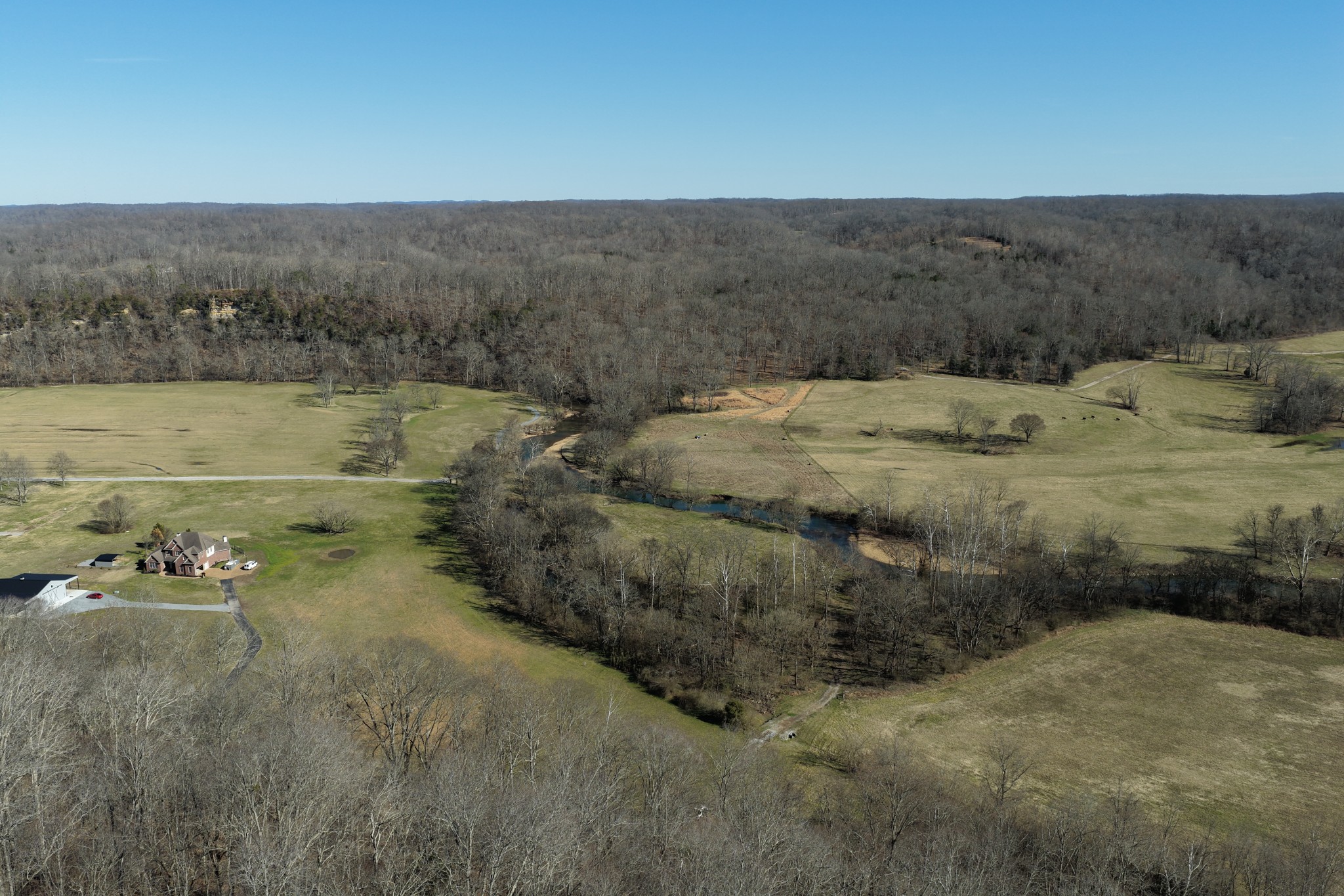 0 Old Harding Road Franklin, TN 37064 - Photo 26 of 28 a view of a dry yard with wooden fence