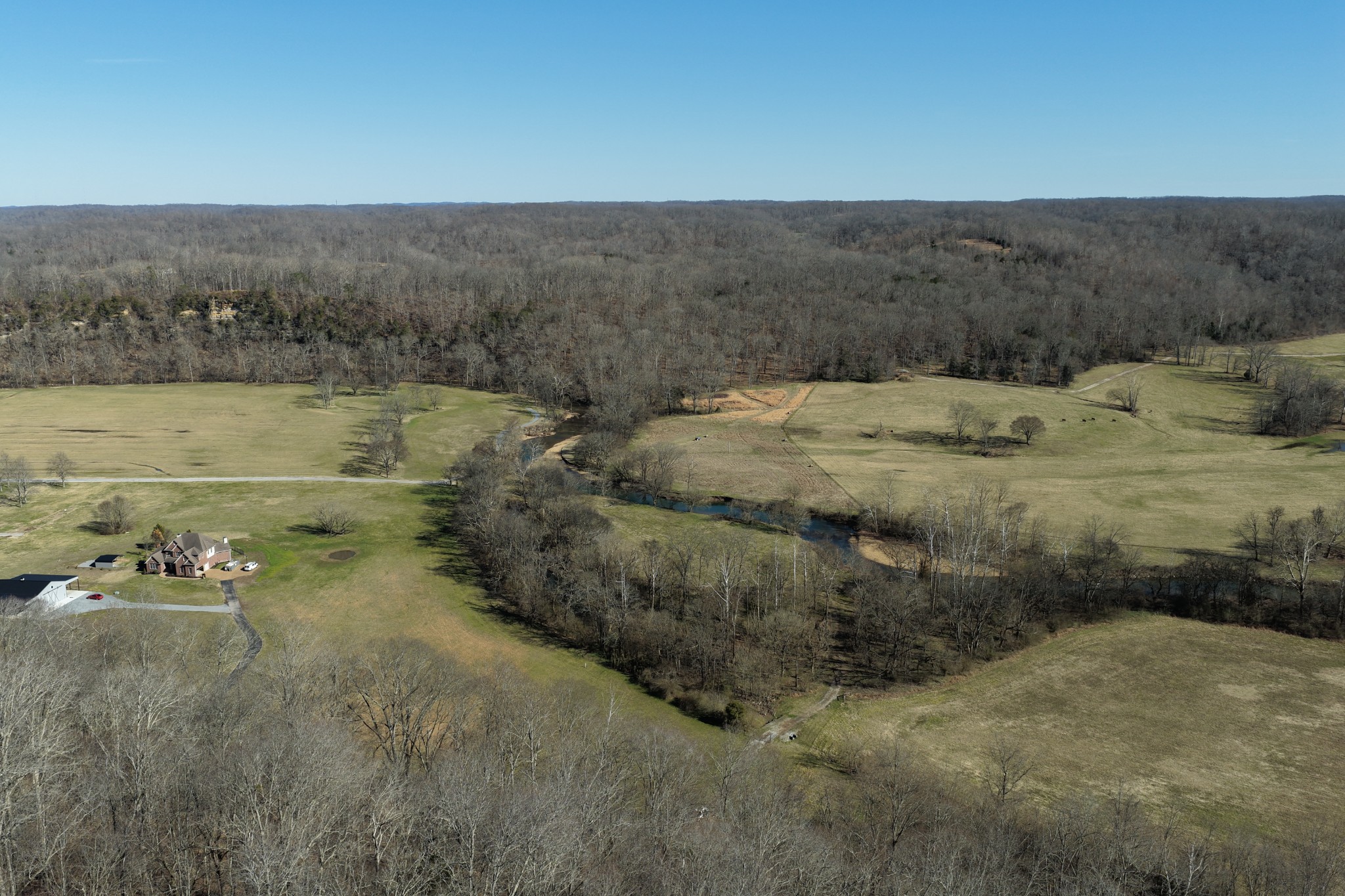 0 Old Harding Road Franklin, TN 37064 - Photo 27 of 28 a view of a dry yard with wooden fence