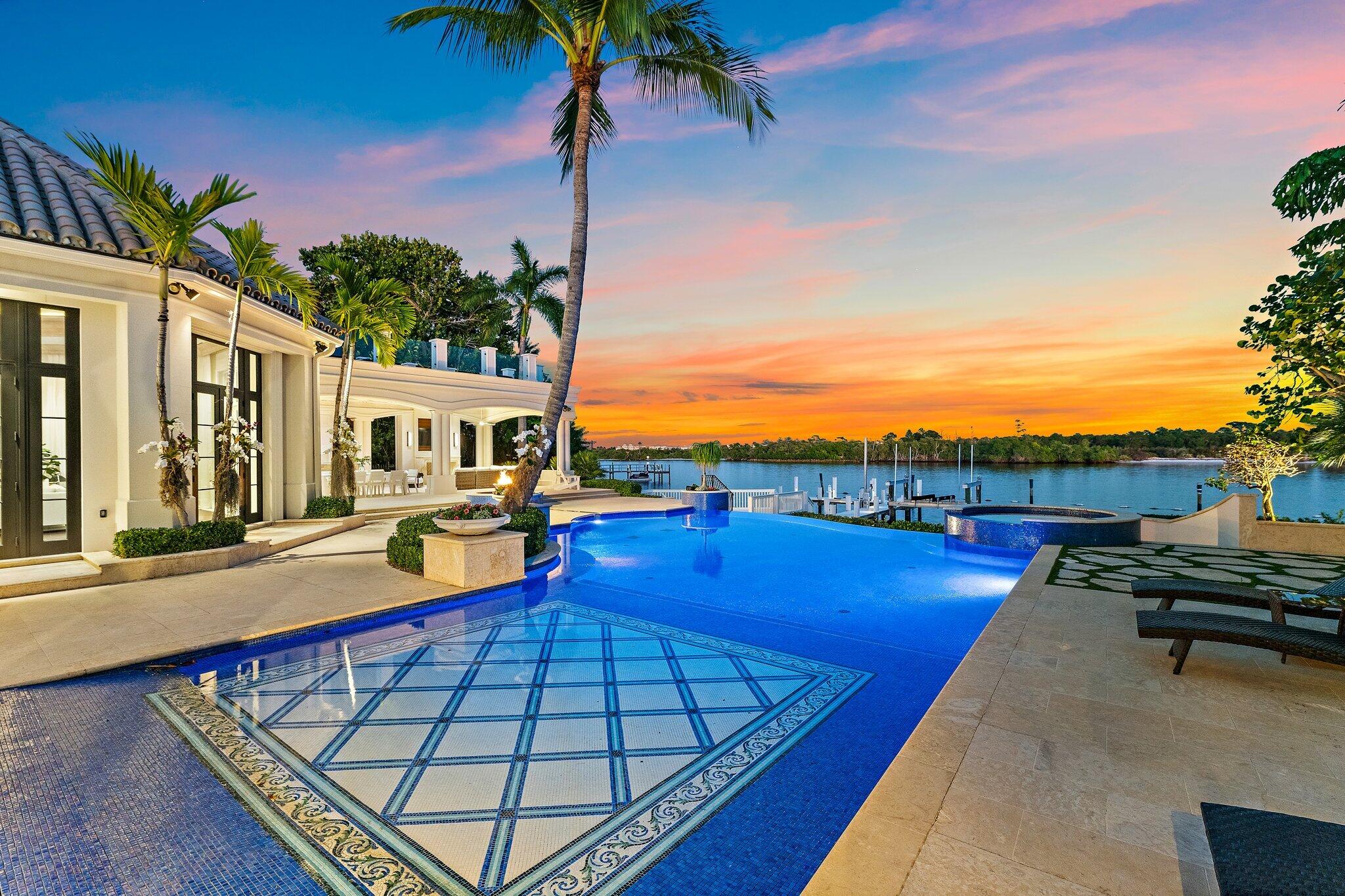 372 Regatta Drive Jupiter, FL 33477 - Photo 4 of 75 Pool & View to Intracoastal