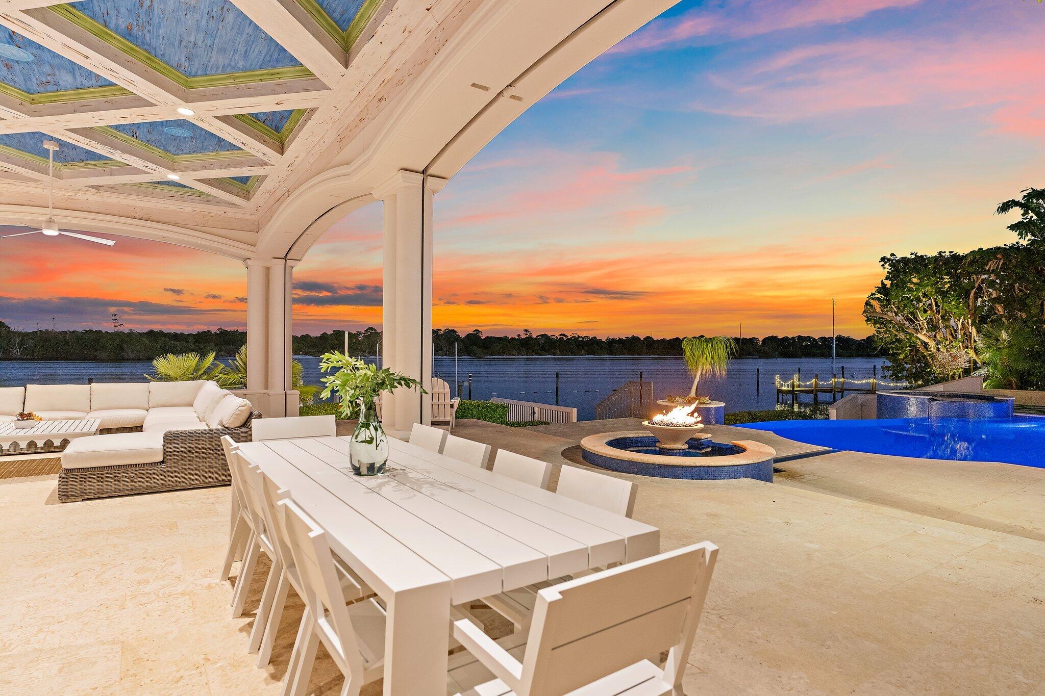 372 Regatta Drive Jupiter, FL 33477 - Photo 6 of 75 View to Intracoastal from Covered Patio