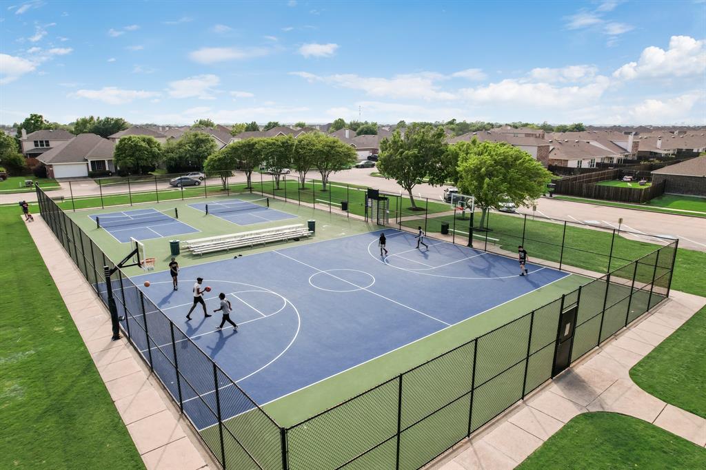 2301 Mount Olive Lane Forney, TX 75126 - Photo 34 of 36 a view of a tennis ground with furniture