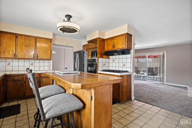 a outdoor space with furniture