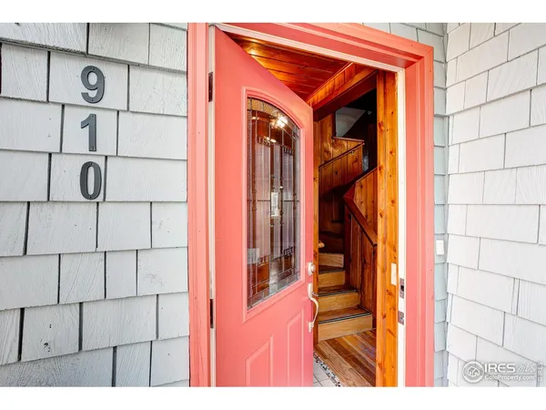 a view of front door