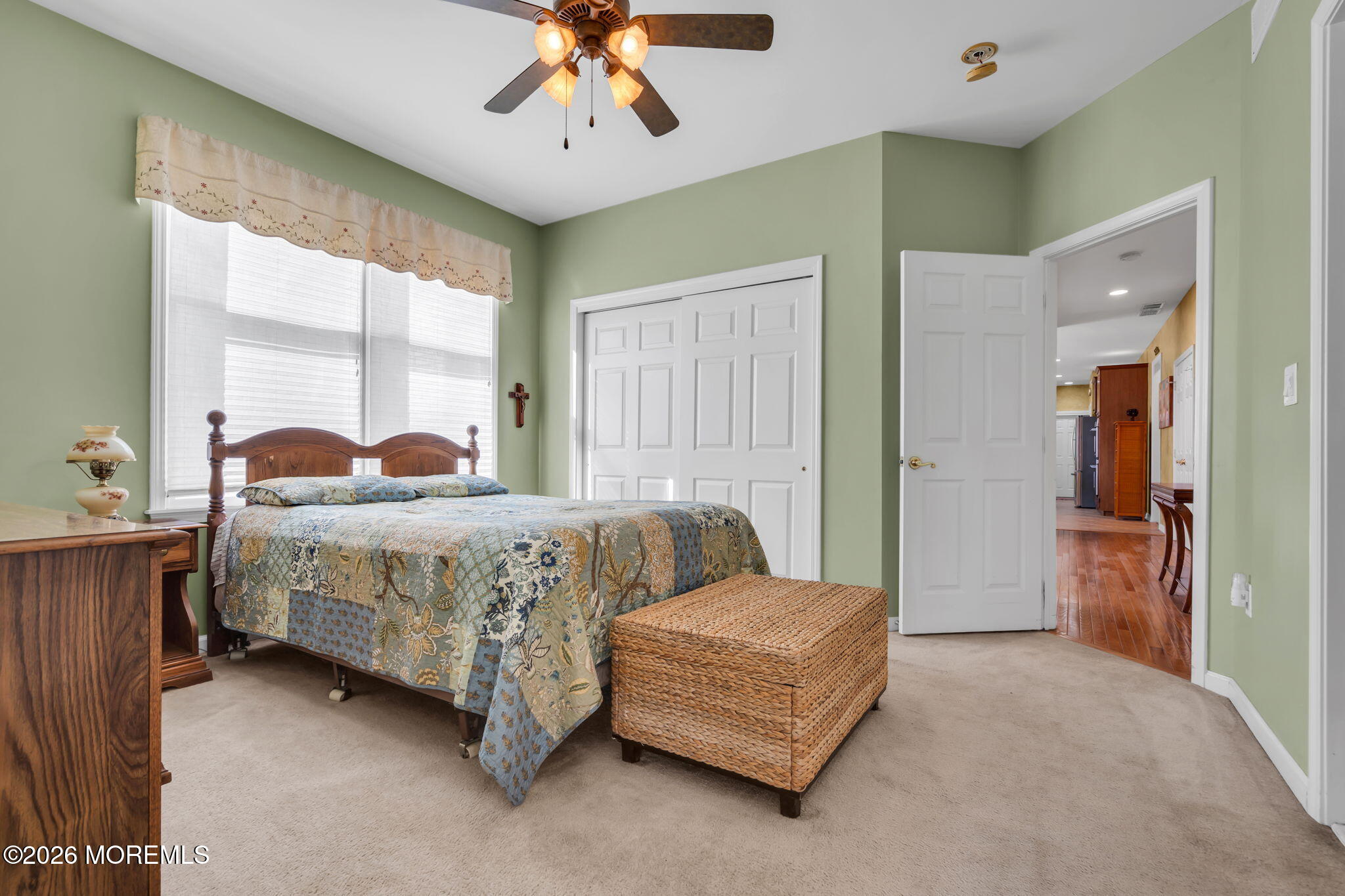 197 Benjamin Street Toms River, NJ 08755 - Photo 13 of 49 a bedroom with a bed couch and window