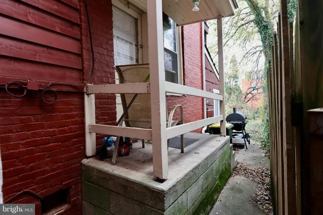 a view of living room and patio