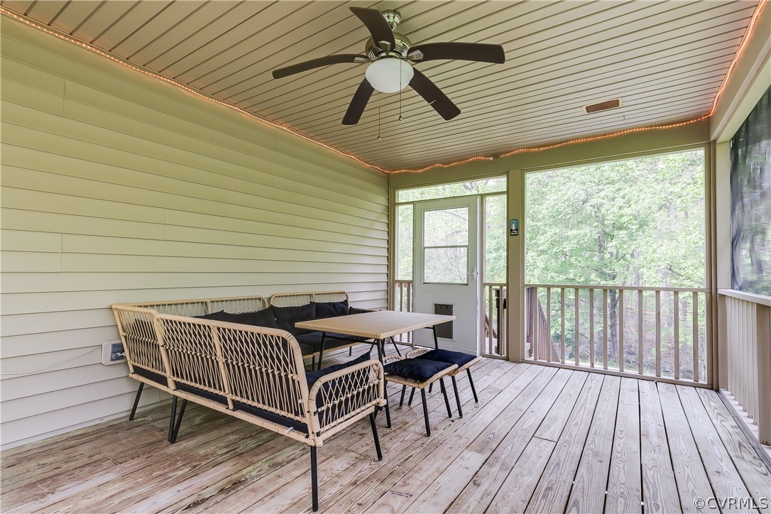 5304 West Shore Road Midlothian, VA 23112 - Photo 40 of 47 a balcony view with a seating space
