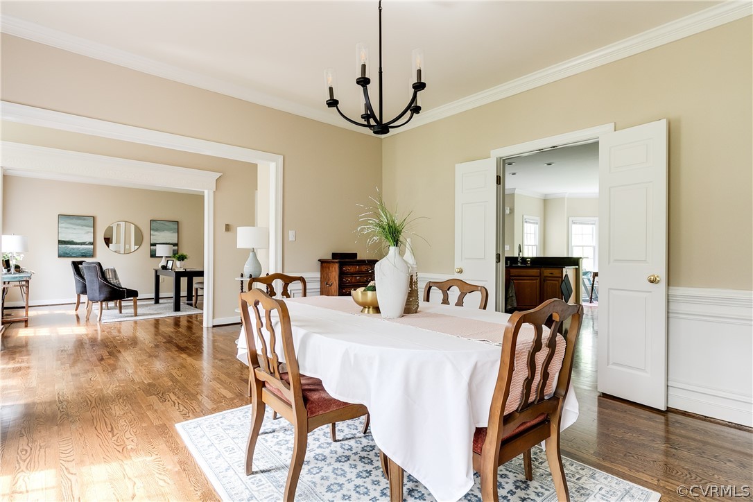 5304 West Shore Road Midlothian, VA 23112 - Photo 8 of 47 a view of a dining room with furniture