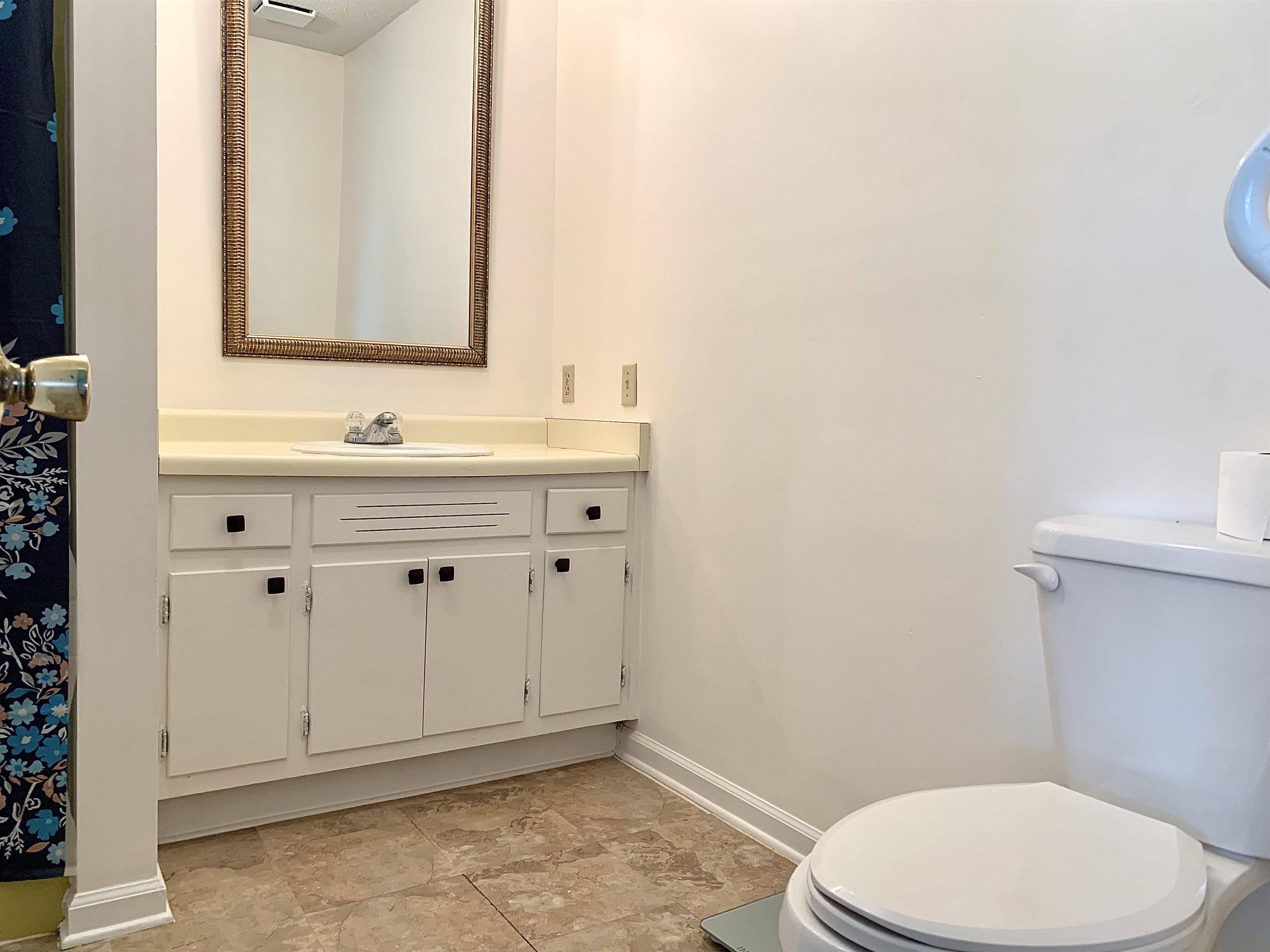 111 Robin Court Middleton, TN 38052 - Photo 15 of 23 a bathroom with a toilet a sink a vanity and mirror