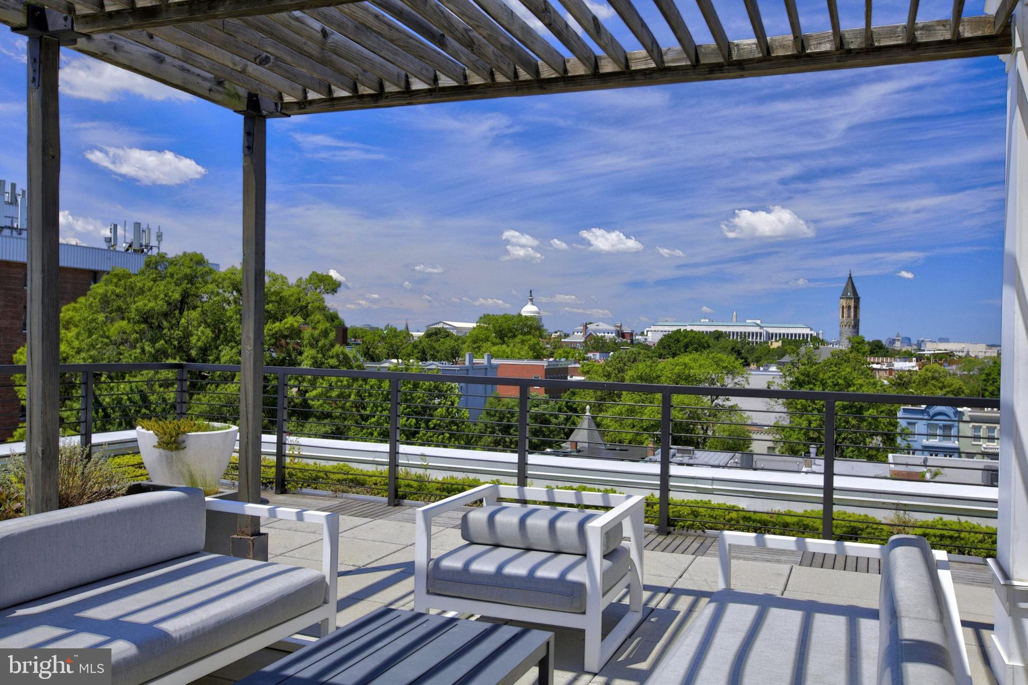 300 8th Street Northeast, Unit PH502 Washington, DC 20002 - Photo 40 of 49 Trellis Seating Capitol Dome View