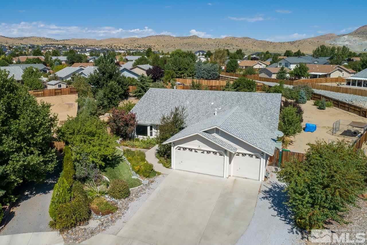 2139 Inca Dove Court Sparks, NV 89441 - Photo 21 of 25 an aerial view of a house with a mountain