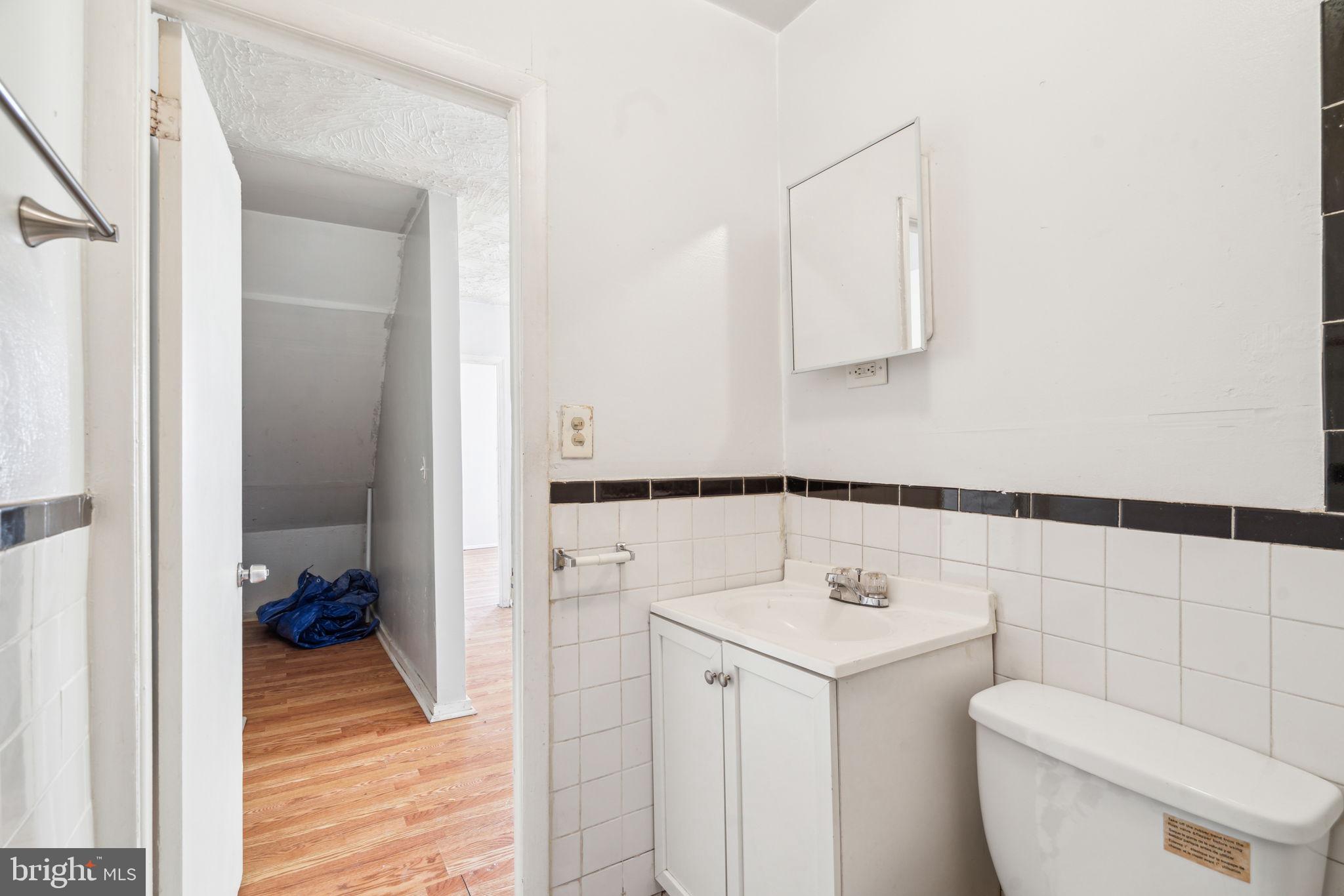 101 Pleasant Street Philadelphia, PA 19119 - Photo 12 of 43 a bathroom with a sink and a toilet