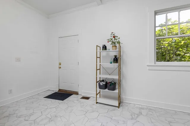 wooden floor in a room