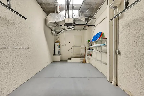 a view of swimming pool with a garden