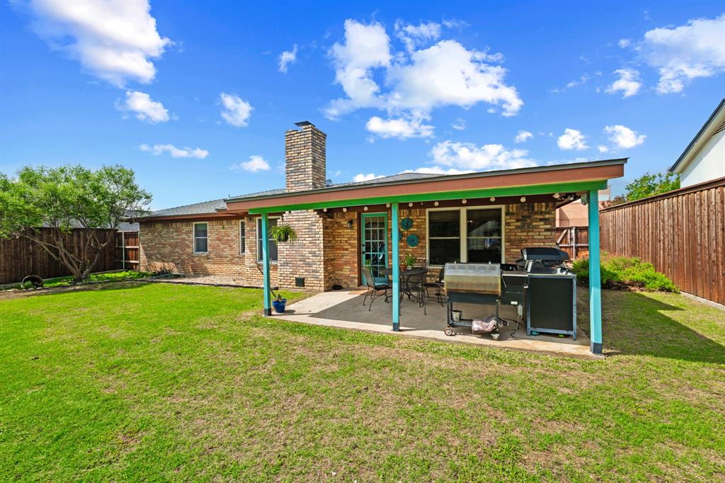 224 Overcrest Drive Benbrook, TX 76126 - Photo 31 of 39 a swimming pool with outdoor seating and yard