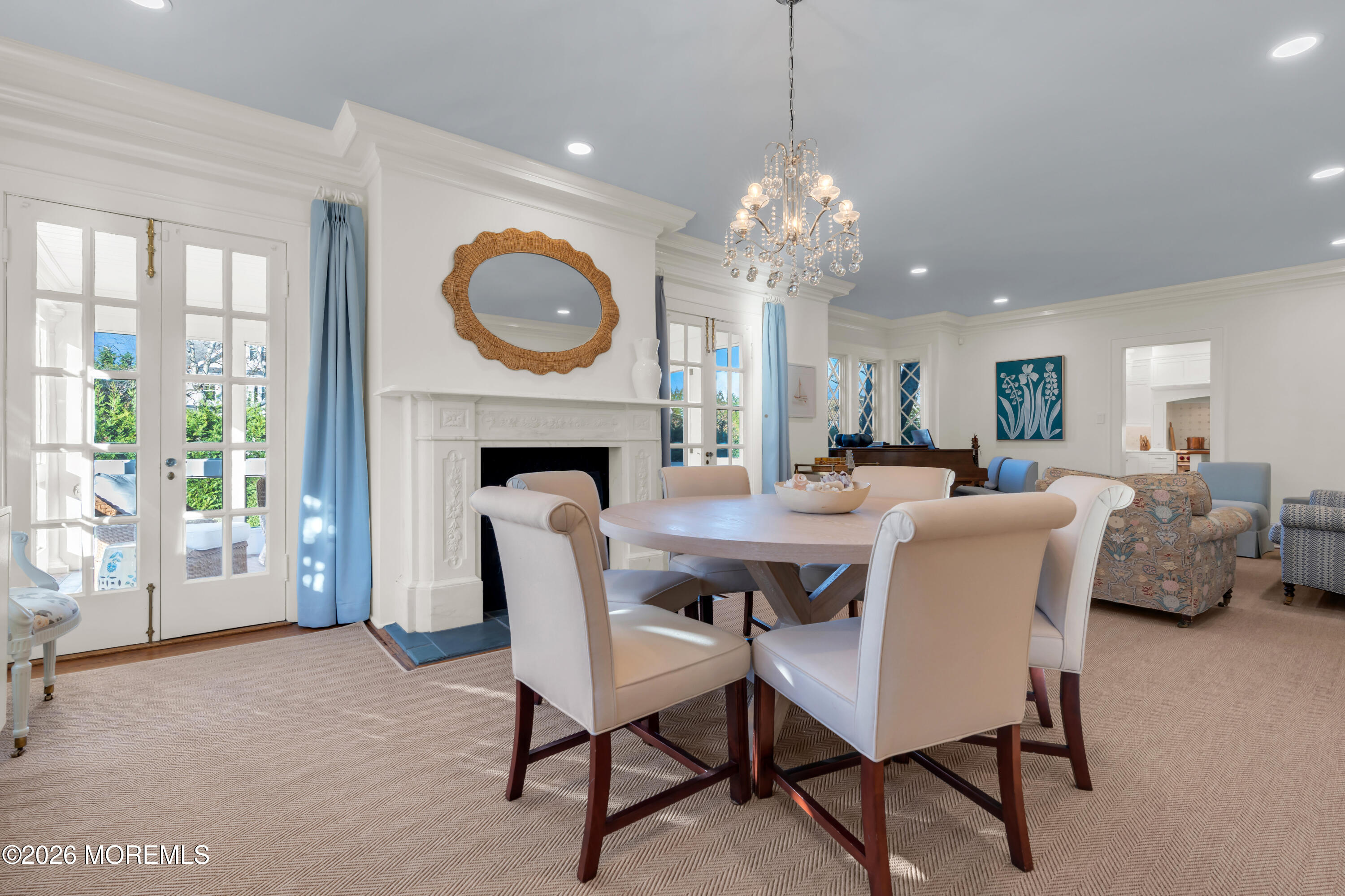 117 Madison Avenue Spring Lake, NJ 07762 - Photo 37 of 96 a view of a dining room with furniture window and outside view