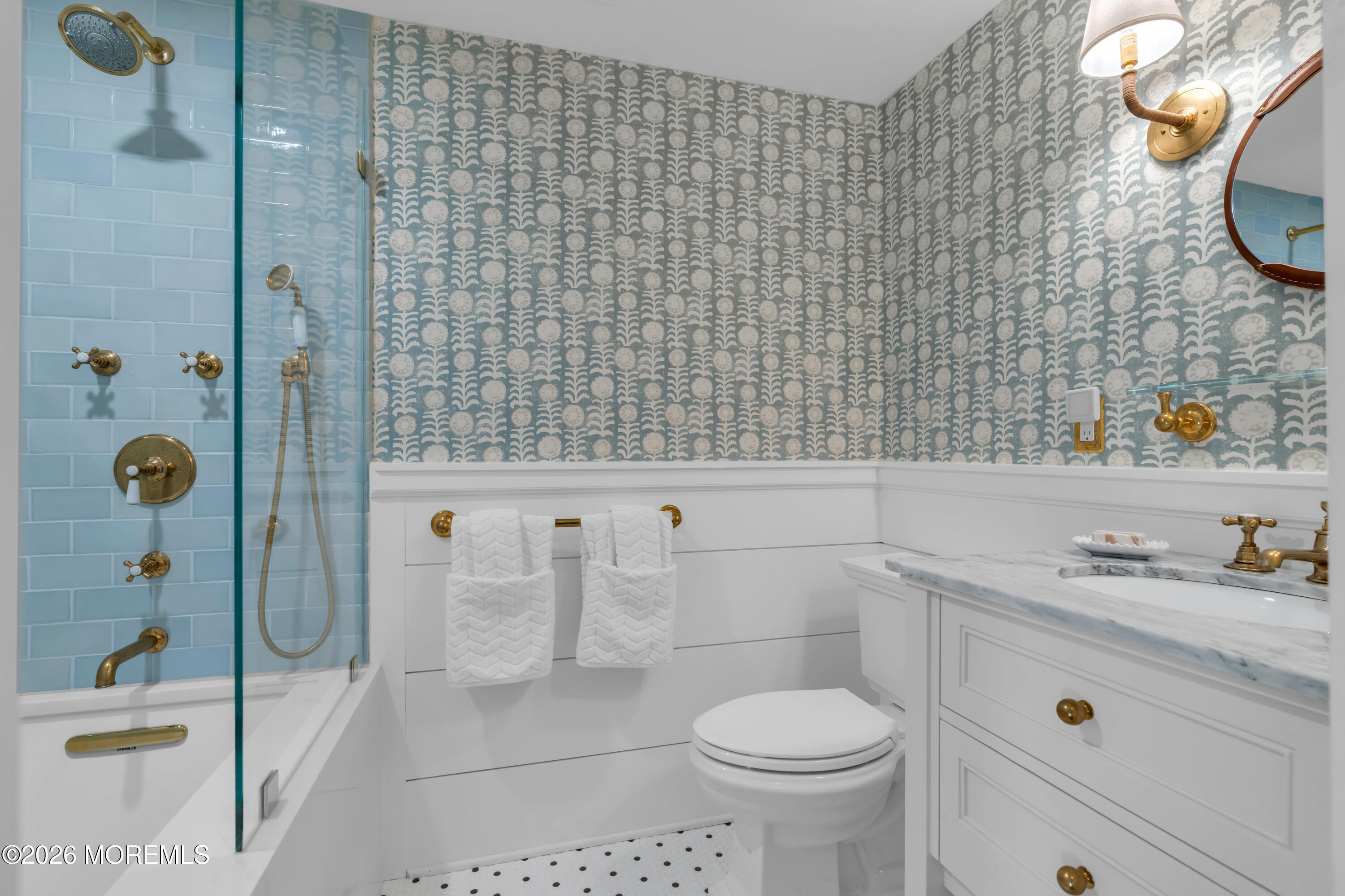 117 Madison Avenue Spring Lake, NJ 07762 - Photo 51 of 96 a bathroom with a sink toilet and shower