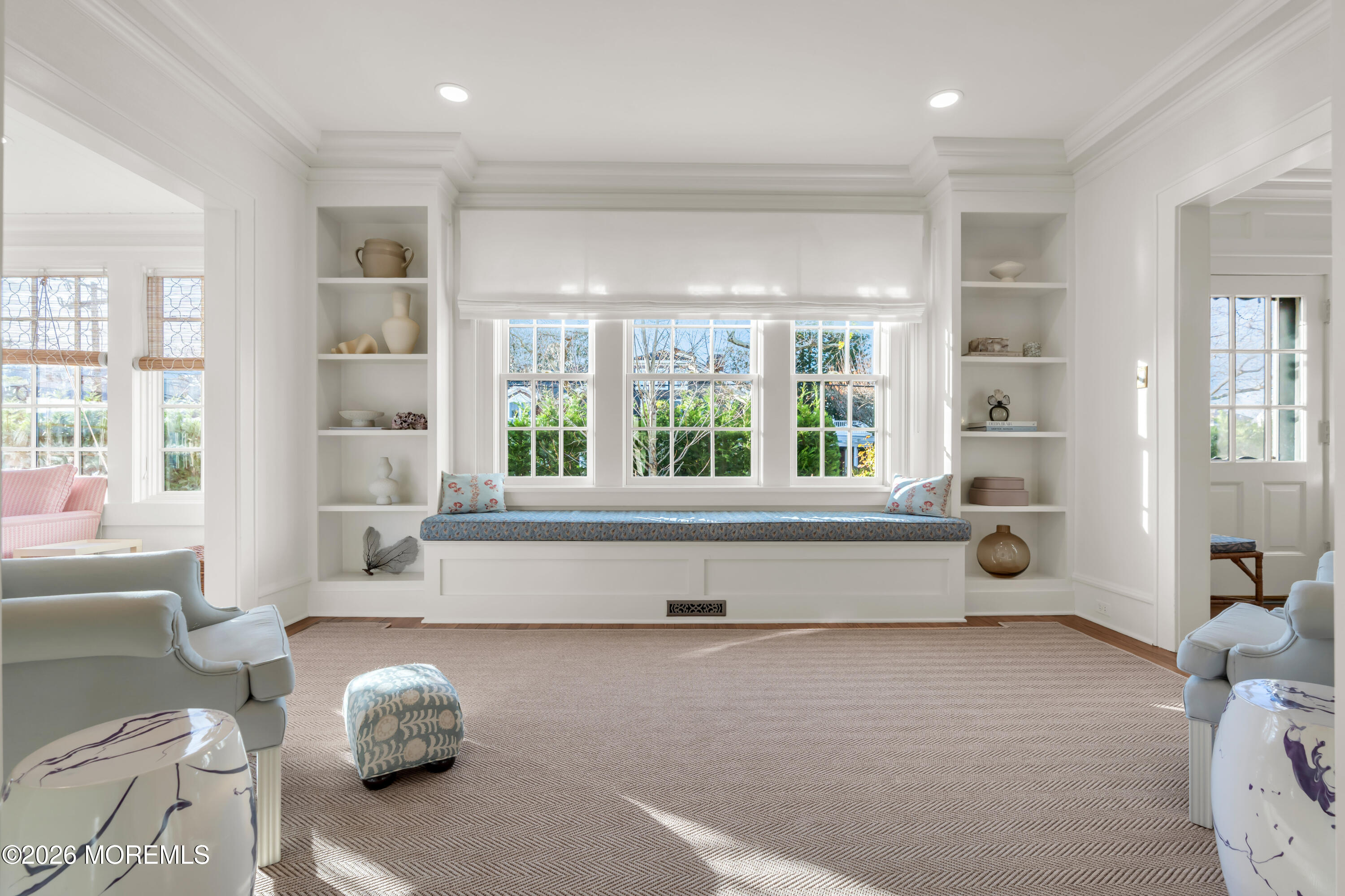 117 Madison Avenue Spring Lake, NJ 07762 - Photo 71 of 96 a living room with furniture and a large window