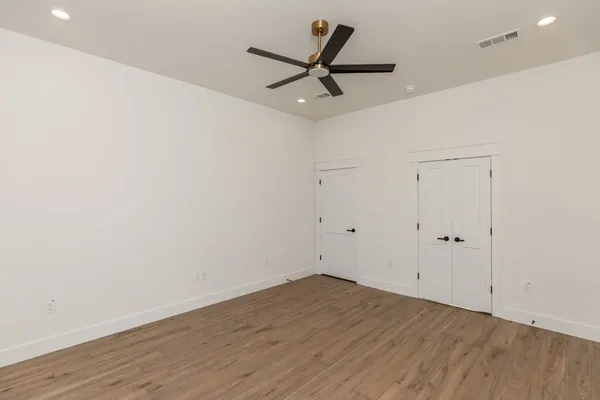 wooden floor in an empty room