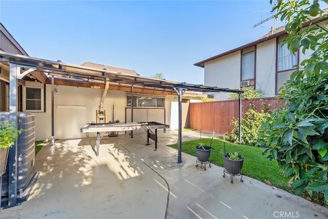 a sitting area with couch in front of it