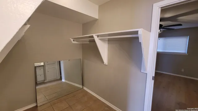 a view of closet