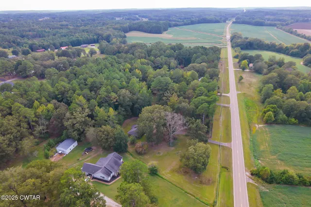 a view of a lake with a mountain in the background