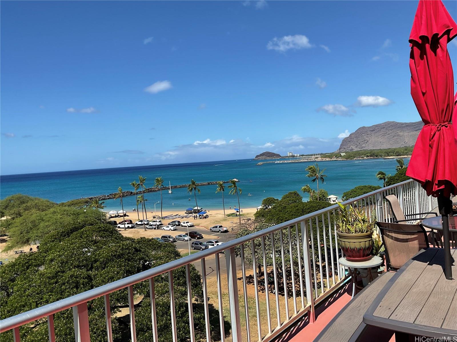 85-003 Pokai Bay Street, Unit 403 Waianae, HI 96792 - Photo 2 of 22 a view of a balcony with an ocean view