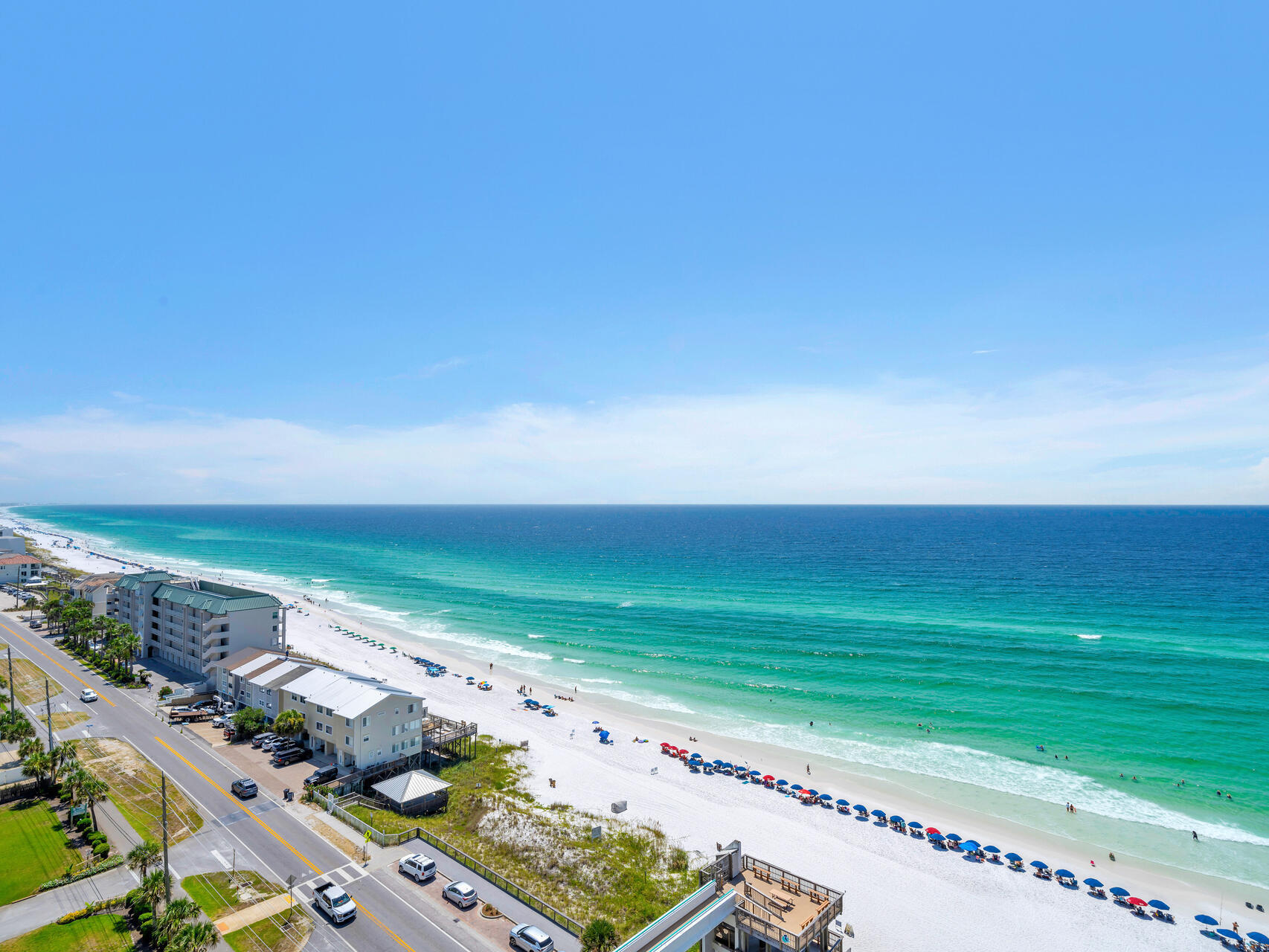 1096 Scenic Gulf Drive, Unit 1401/1401A Miramar Beach, FL 32550 - Photo 39 of 77 an aerial view of beach and ocean view
