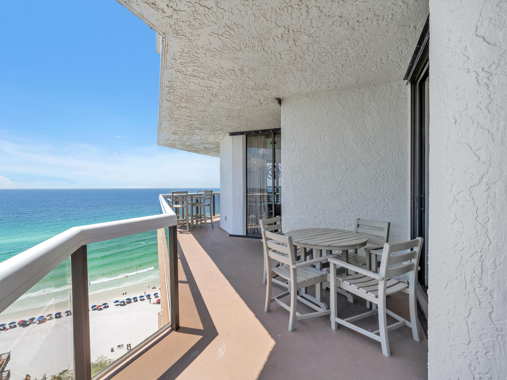 1096 Scenic Gulf Drive, Unit 1401/1401A Miramar Beach, FL 32550 - Photo 50 of 77 a view of a dining room with furniture and a table