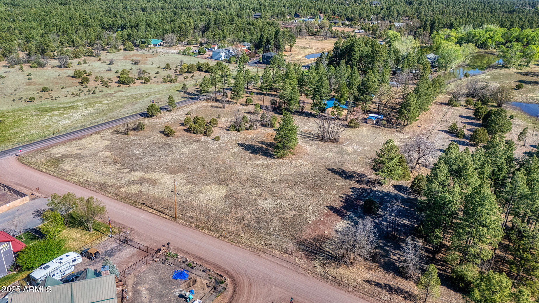 Pinetop-lakeside Larson Road Lakeside, AZ 85929 - Photo 17 of 45 a view of a yard with an outdoor space