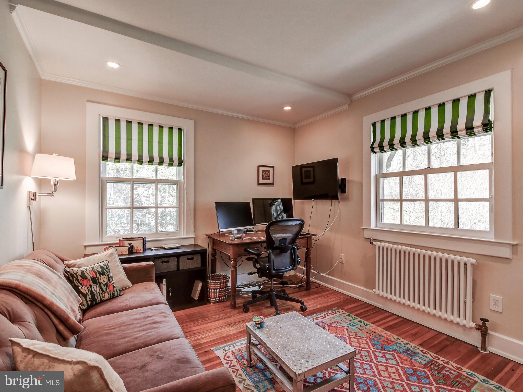 405 Edgevale Road Baltimore, MD 21210 - Photo 20 of 26 Bedroom three - currently used as a chic office