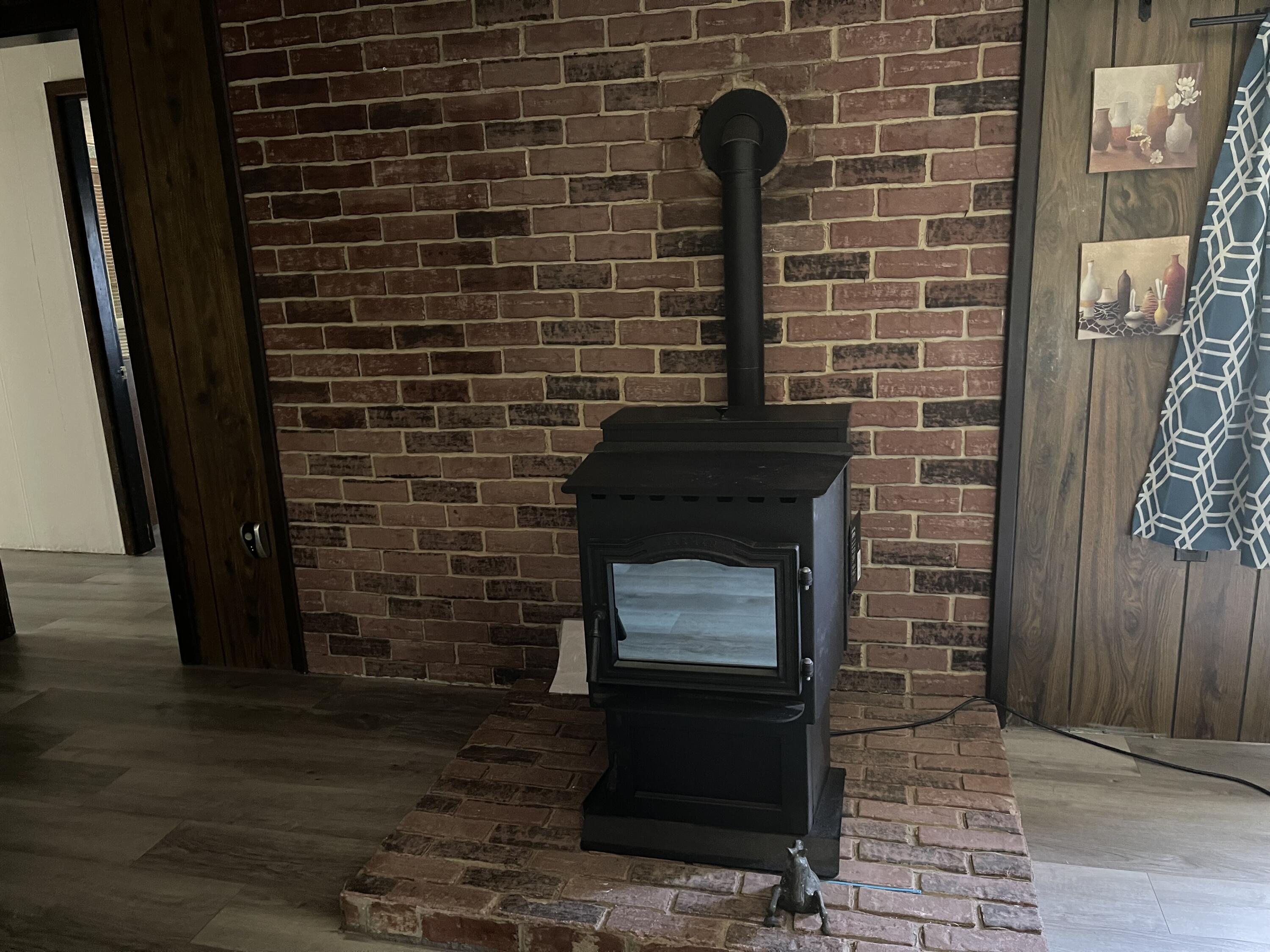 1329 Auburn Road Peru, ME 04290 - Photo 7 of 14 1329 Aubrun Road pellet stove