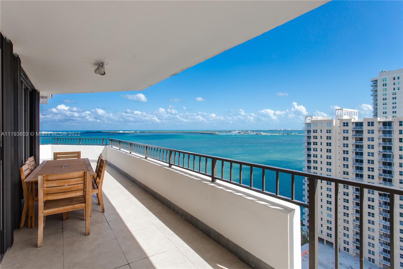 520 Brickell Key Drive, Unit PH03 Miami, FL 33131 - Photo 32 of 75 a view of balcony with city view