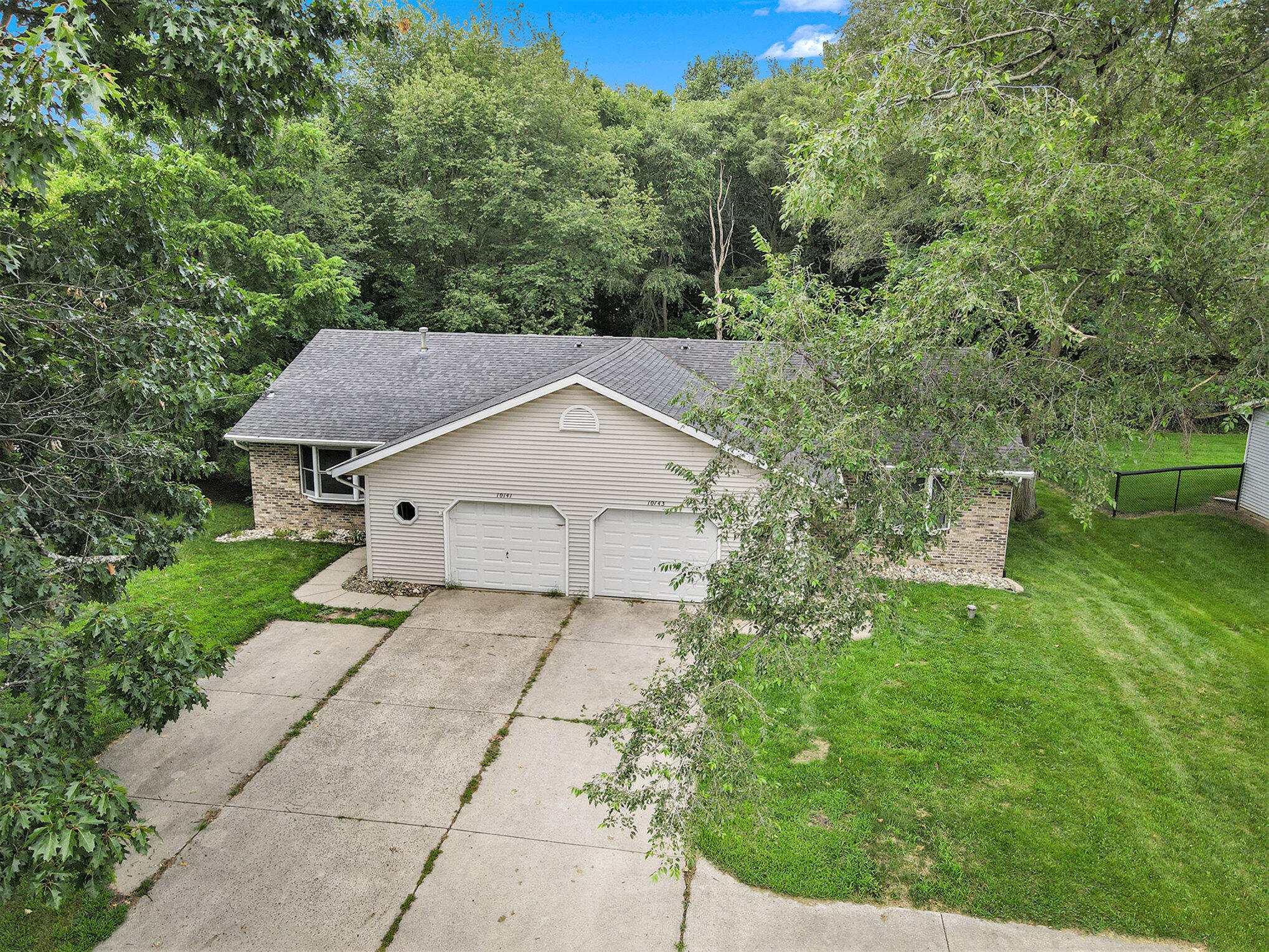 Aerial View of the front