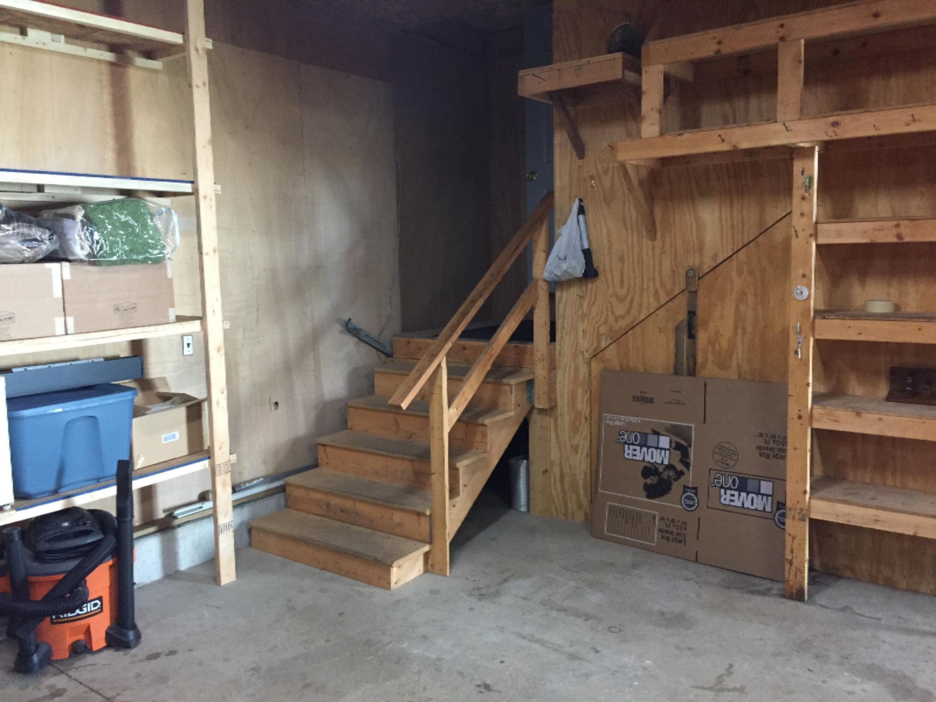 7040 North High Bridge Road Kaleva, MI 49645 - Photo 9 of 50 Stairs up to Second Floor