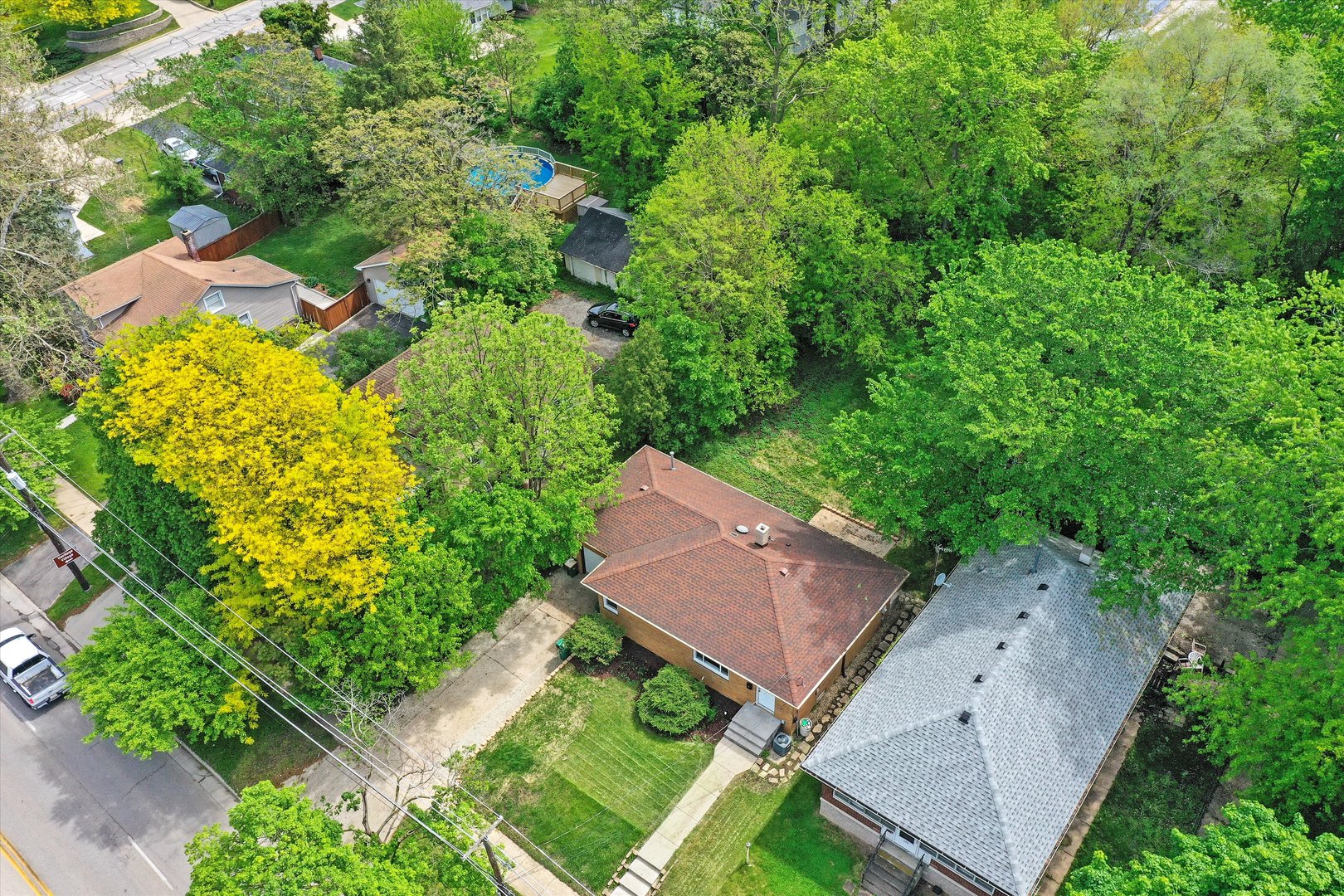 224 South State Street Lockport, IL 60441 - Photo 18 of 28 an aerial view of house with yard
