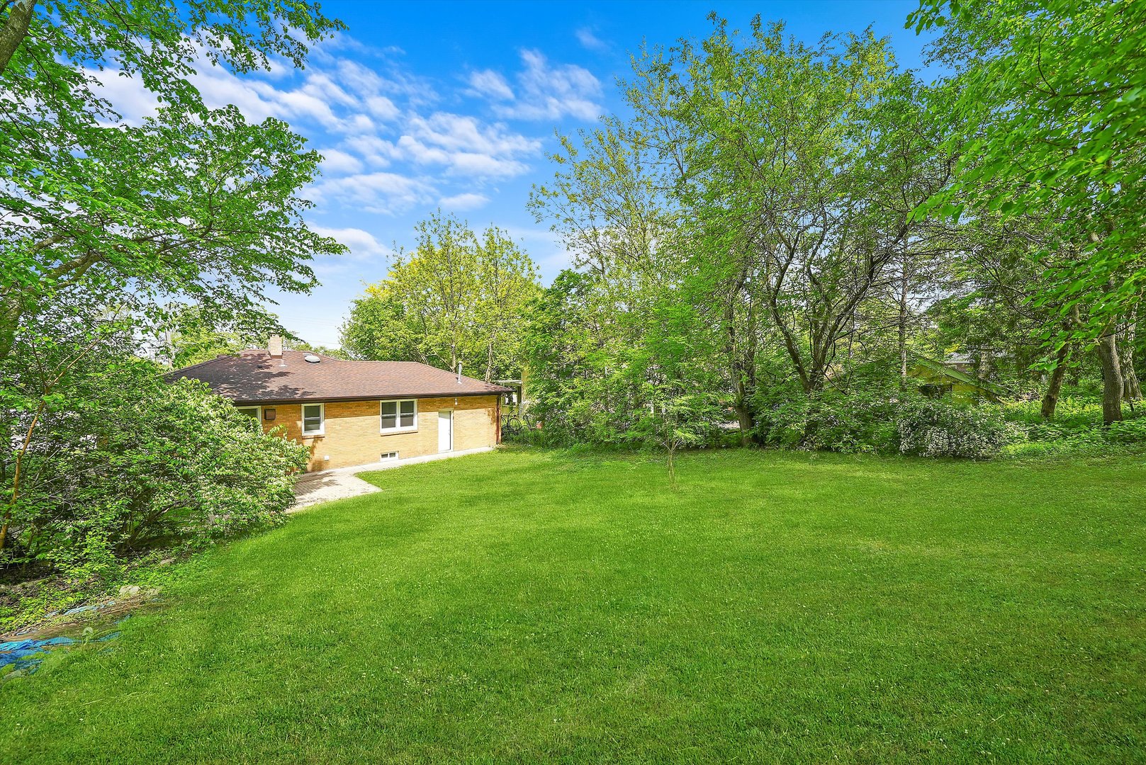 224 South State Street Lockport, IL 60441 - Photo 27 of 28 a view of a backyard with large trees
