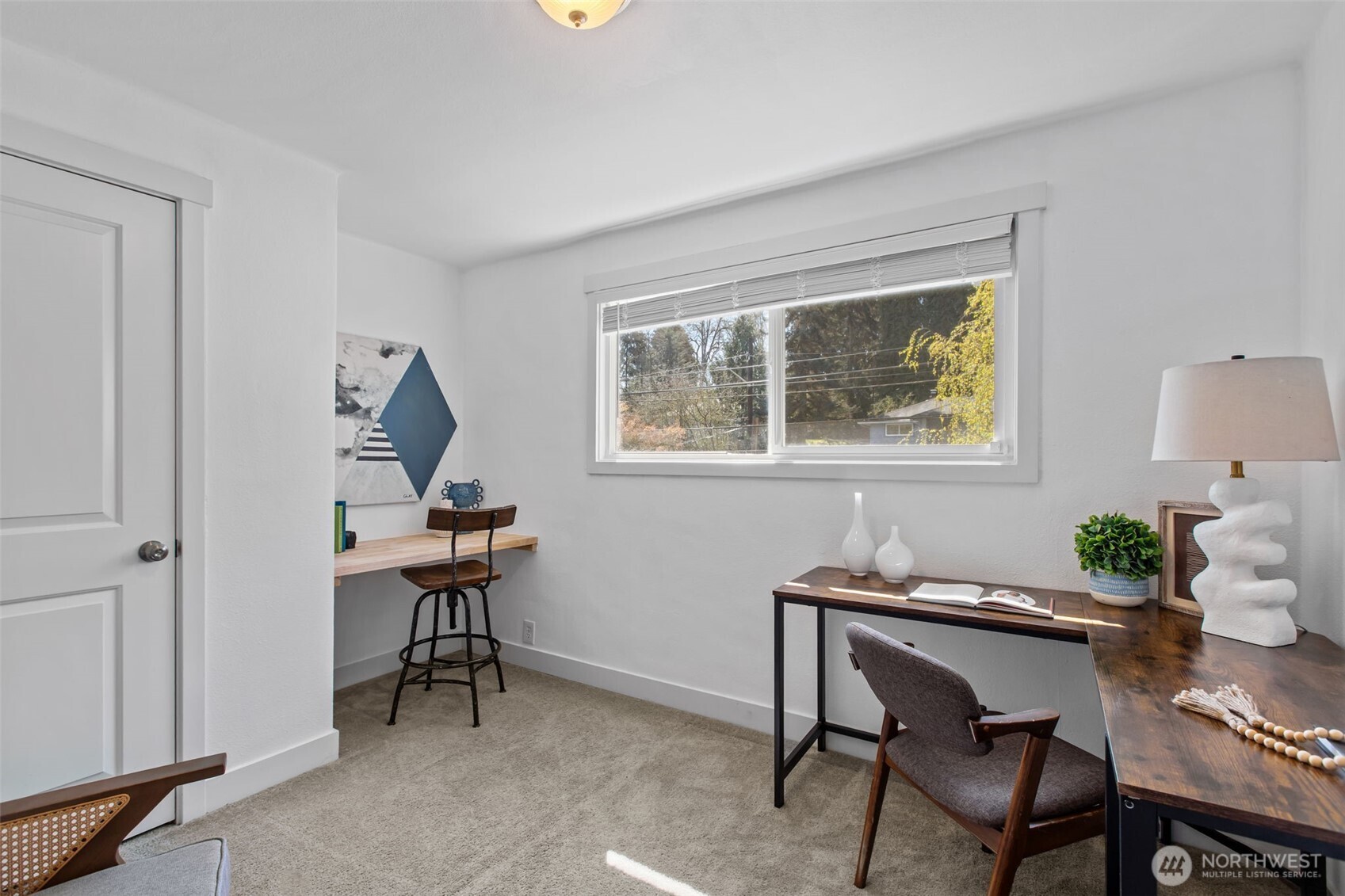 2018 Northeast 97th Street Seattle, WA 98115 - Photo 30 of 39 a workspace with furniture and window