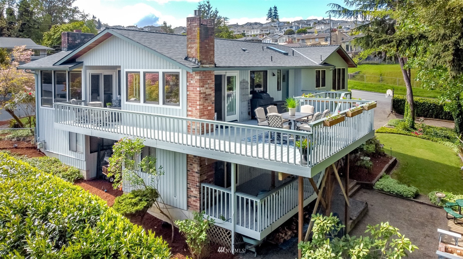 6102 Agnes Road Northeast Tacoma, WA 98422 - Photo 3 of 40 aerial view of a house with a balcony