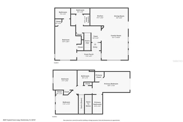 $327,900 | 8447 Crystal Cove Loop, Kissimmee, FL 34747