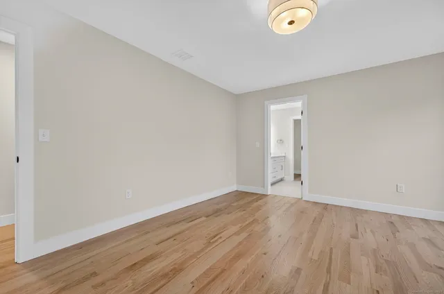 wooden floor in an empty room