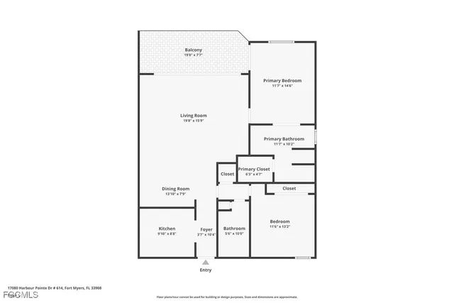 $529,000 | 17080 Harbour Point Drive, Unit 614, Fort Myers, FL 33908