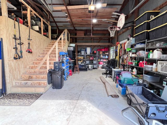 a view of storage and utility room