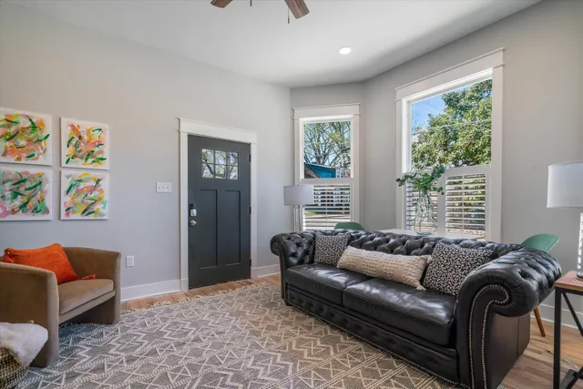 a kitchen with stainless steel appliances granite countertop a stove and a refrigerator