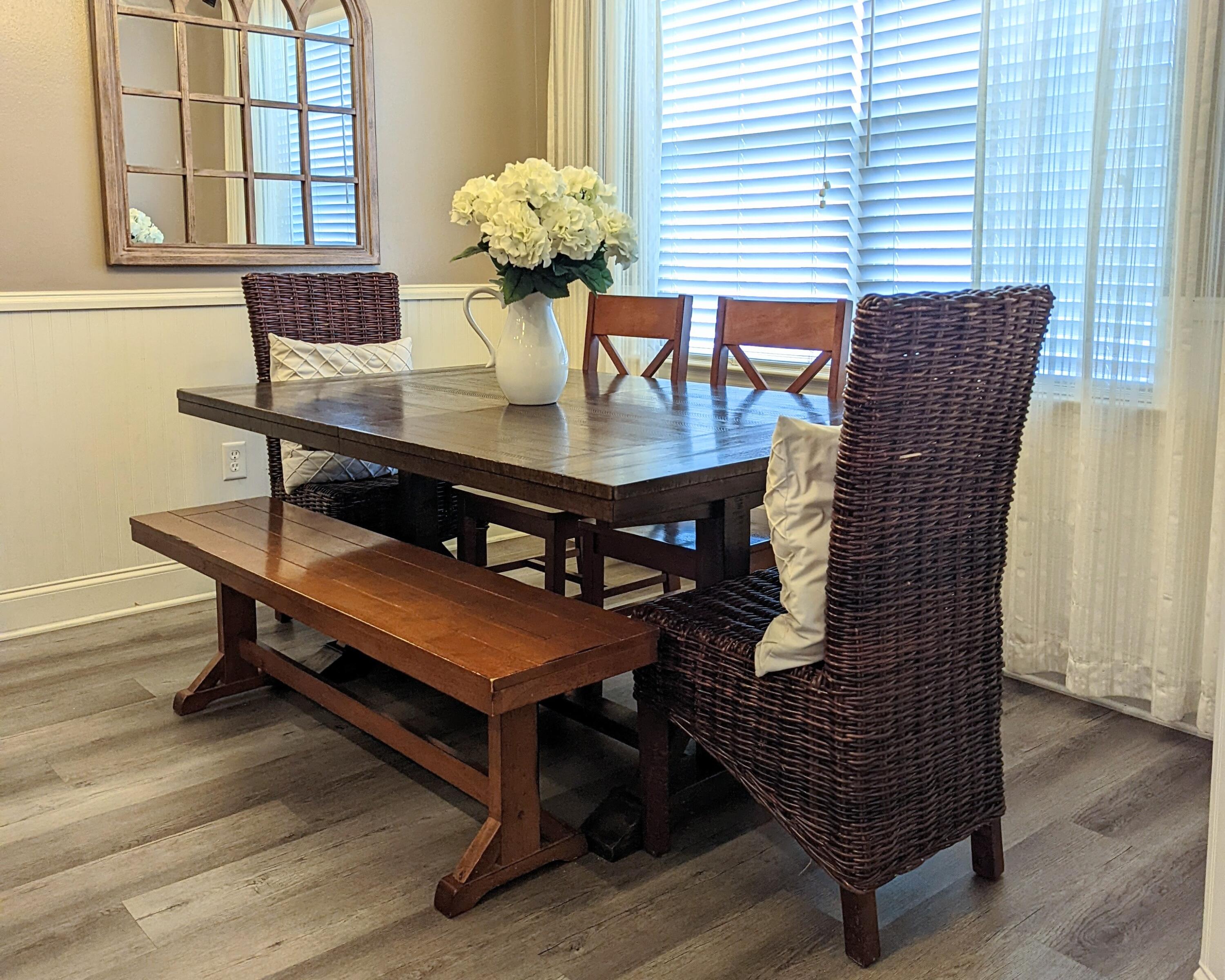 4639 Hermosa Road Crestview, FL 32539 - Photo 6 of 18 a dining room with furniture and wooden floor