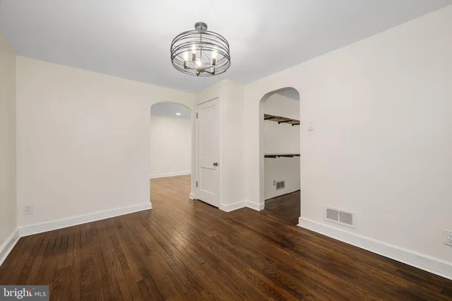 wooden floor in an empty room