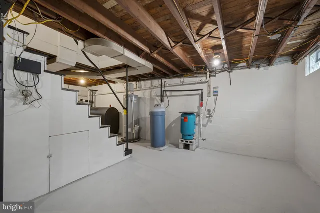 a view of storage and utility room