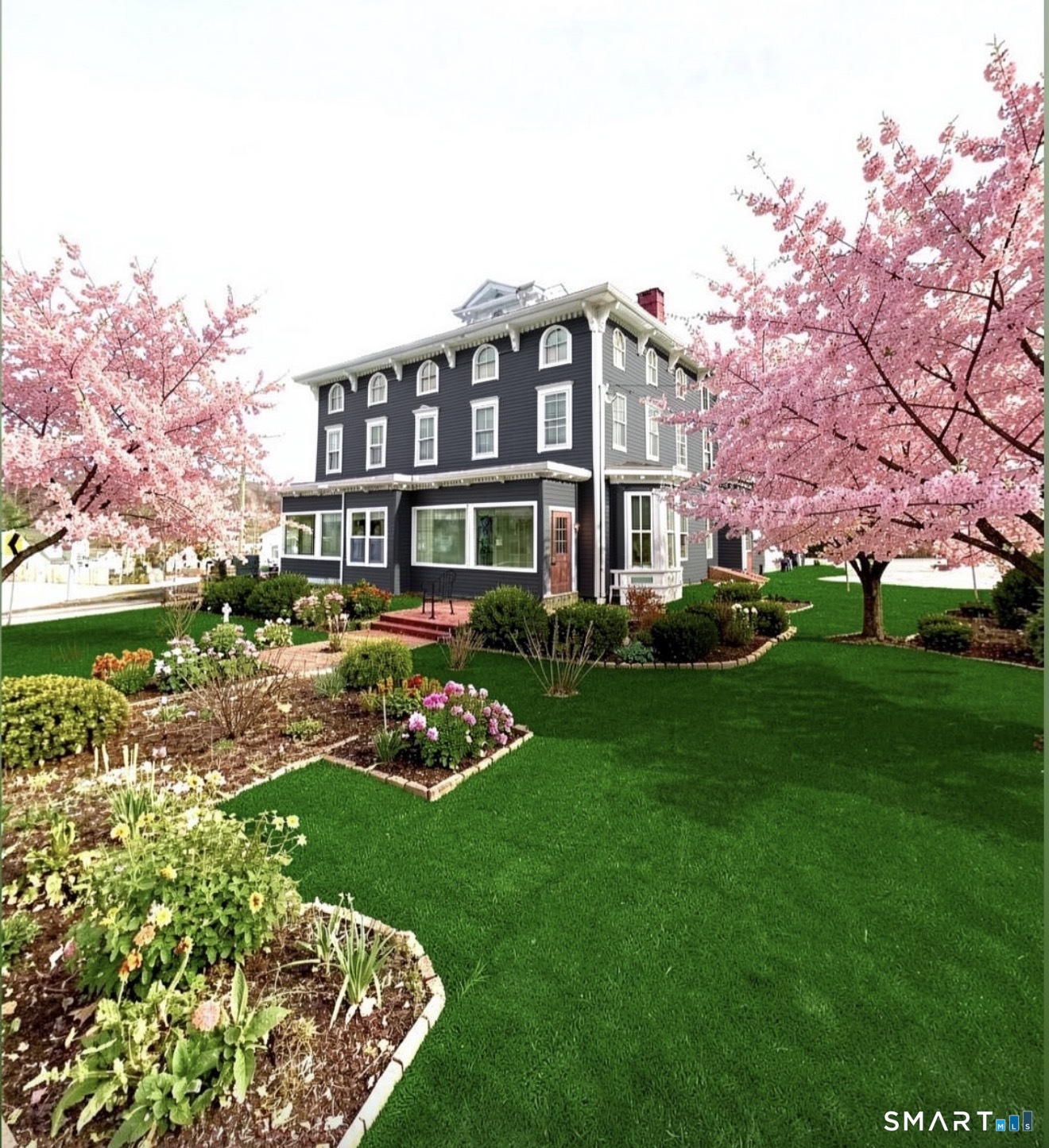 7 Baltic Road Franklin, CT 06254 - Photo 23 of 26 a view of a house with a big yard potted plants and large tree