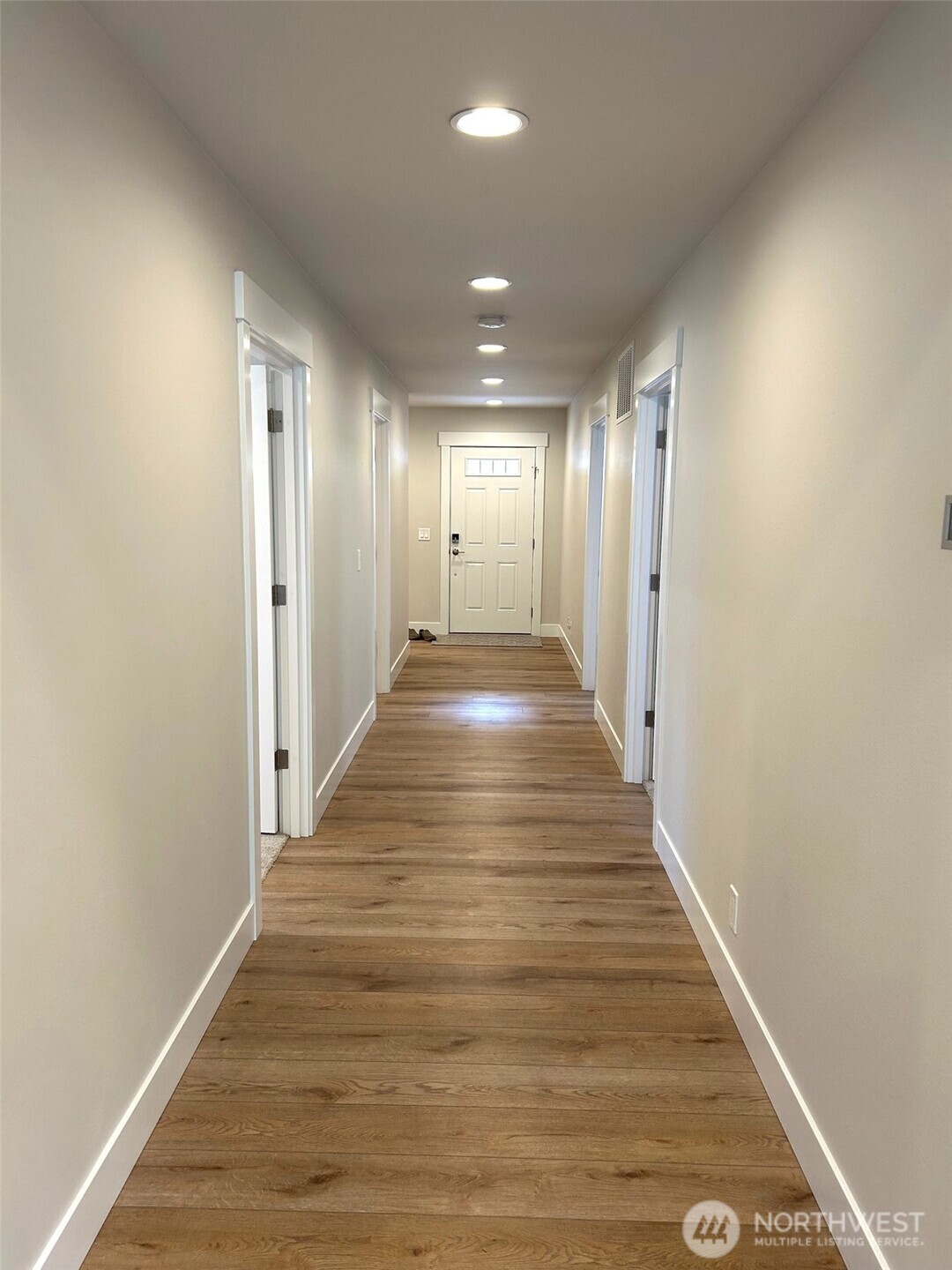 3016 Memory Lane Leavenworth, WA 98826 - Photo 8 of 19 a view of a hallway with wooden floor